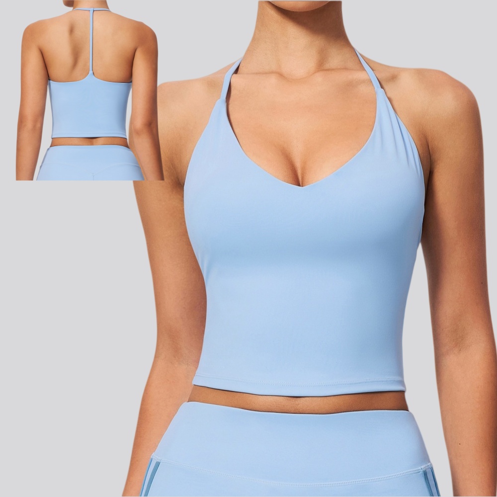 J-Yoga Fitness - Sujetador Deportivo para Mujer, Top Deportivo