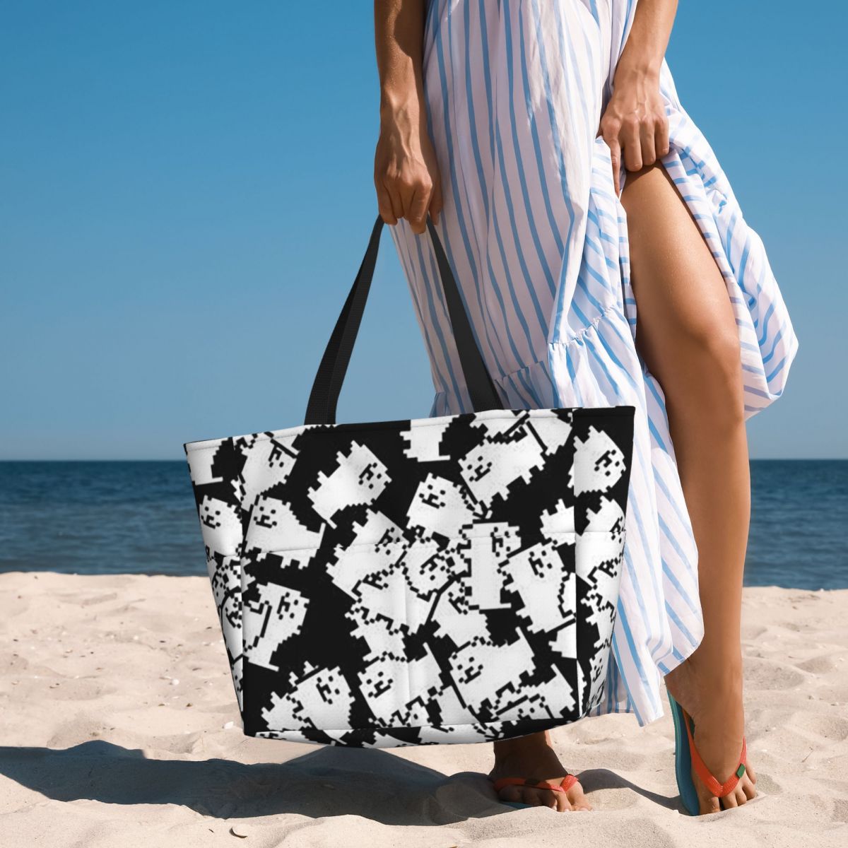 Yoga Fitness Videos Free - Bolsa de playa Undertale Annoying Dog