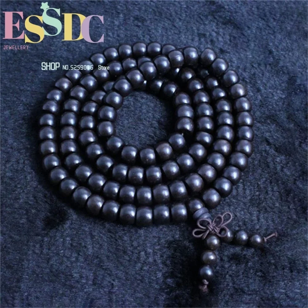 Yoga Fitness Apple - Pulsera de cuentas de madera de