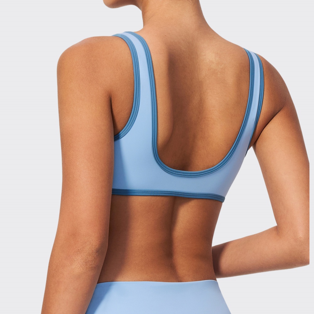 J-Yoga Fitness - Sujetador Deportivo para Mujer, Top de