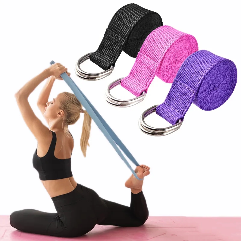 Pilates Ring Circle - Correa de Yoga de 183x3,8 cm,