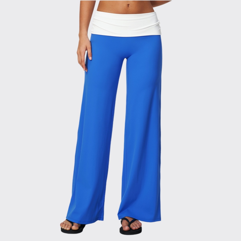 J-Yoga Fitness - Pantalones de yoga rectos para mujer,