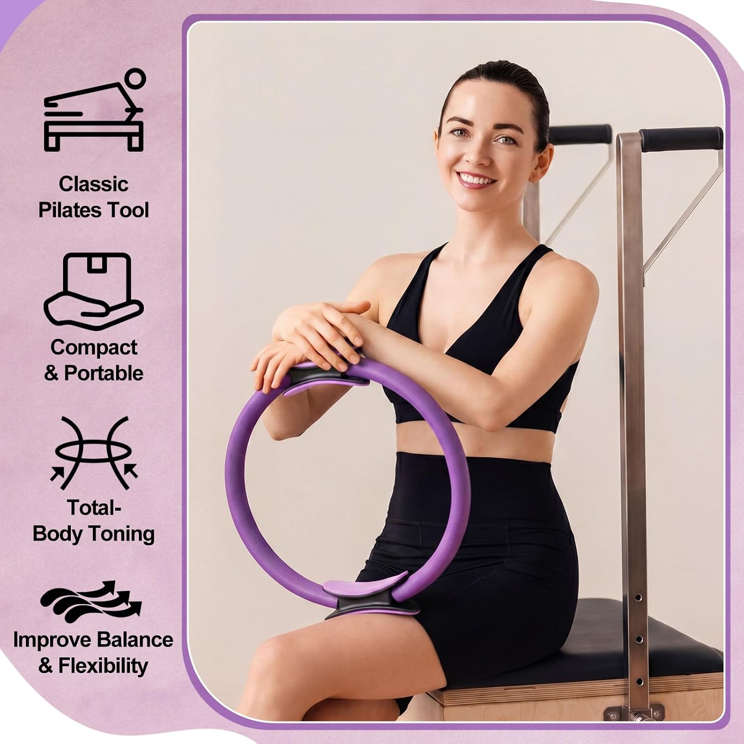 Juego de 12 Anillos de Pilates - Pilates Ring Circle reseña y precio