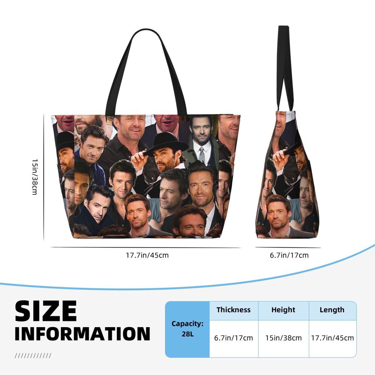 Bolso de mano con collage de f - Yoga Fitness Gym Photos reseña y precio