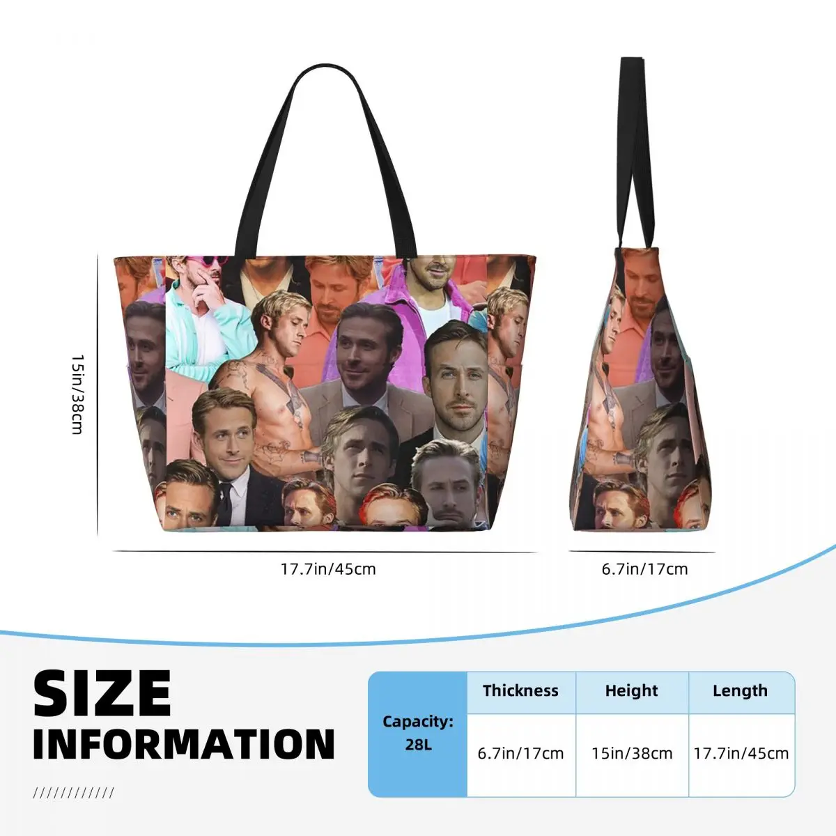 Bolso de mano con collage de f - Yoga Fitness Gym Photos reseña y precio