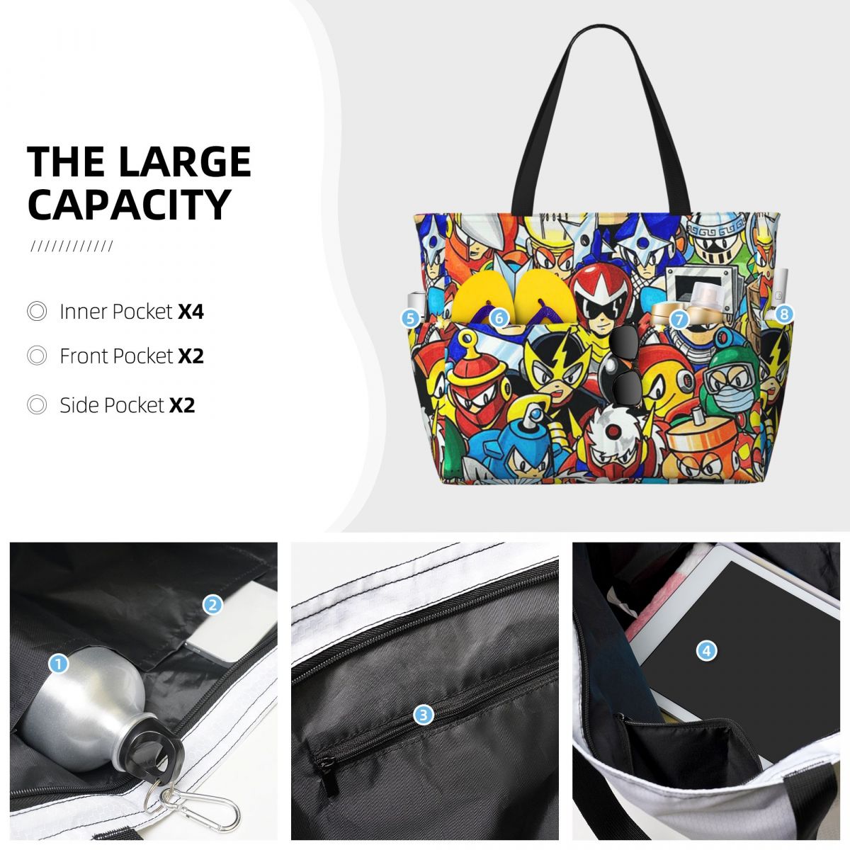 Bolso de mano Mega Man para vi - Yoga Fitness Videos Free reseña y precio