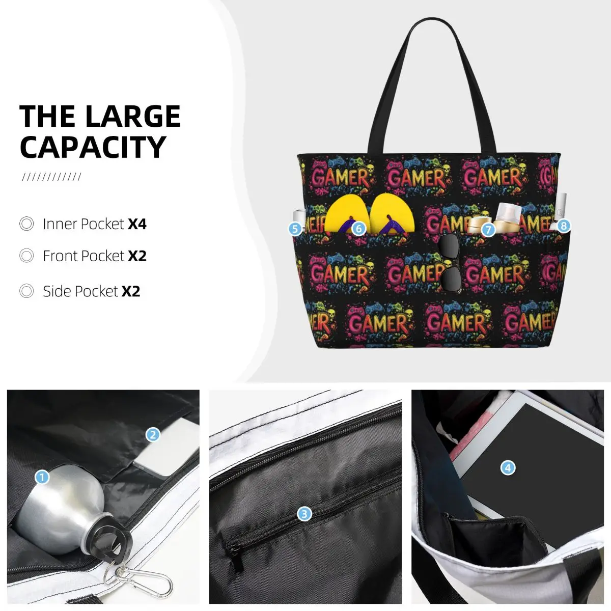 Bolsa de Playa para Videojuego - Yoga Fitness Videos Free reseña y precio