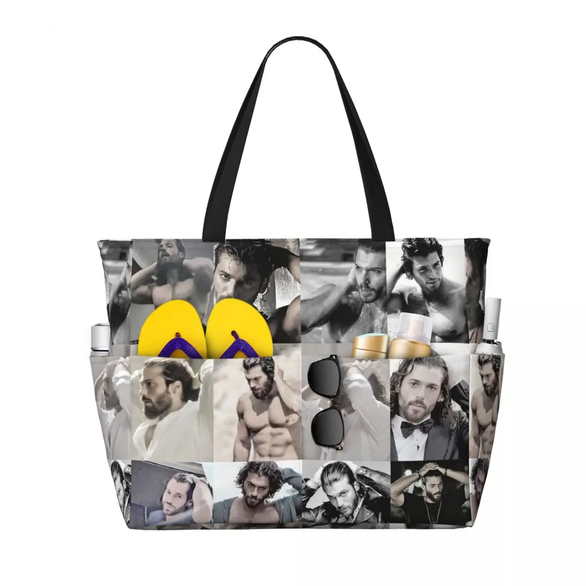 Bolso de mano grande con foto  - Yoga Fitness Gym Photos reseña y precio