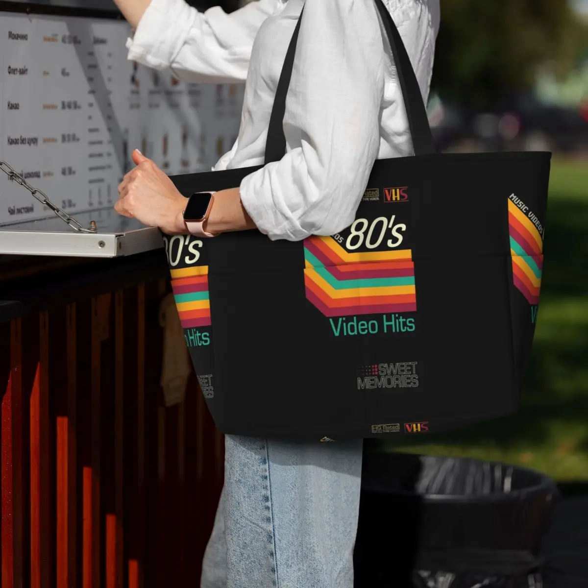 Bolsa de playa con diseño de c - Yoga Fitness Videos Free reseña y precio