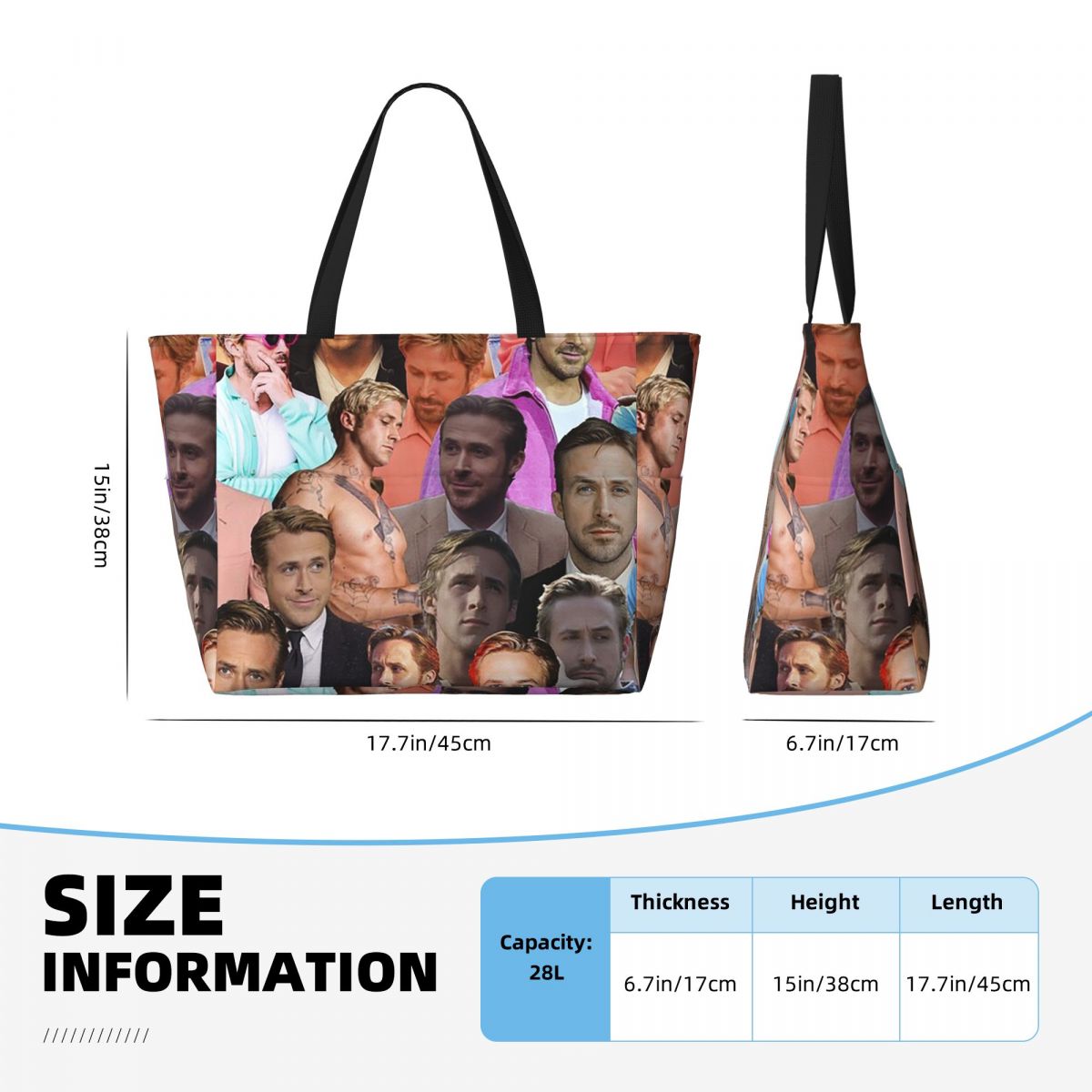 Bolso de mano con collage de f - Yoga Fitness Gym Photos reseña y precio