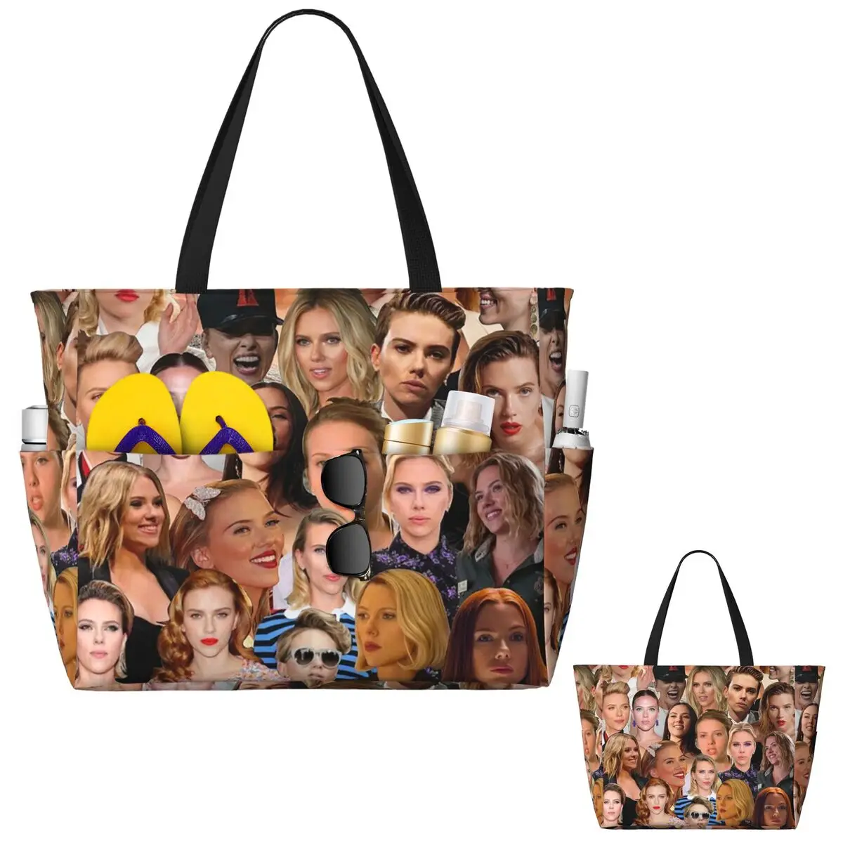 Bolso de mano con collage de f - Yoga Fitness Gym Photos reseña y precio
