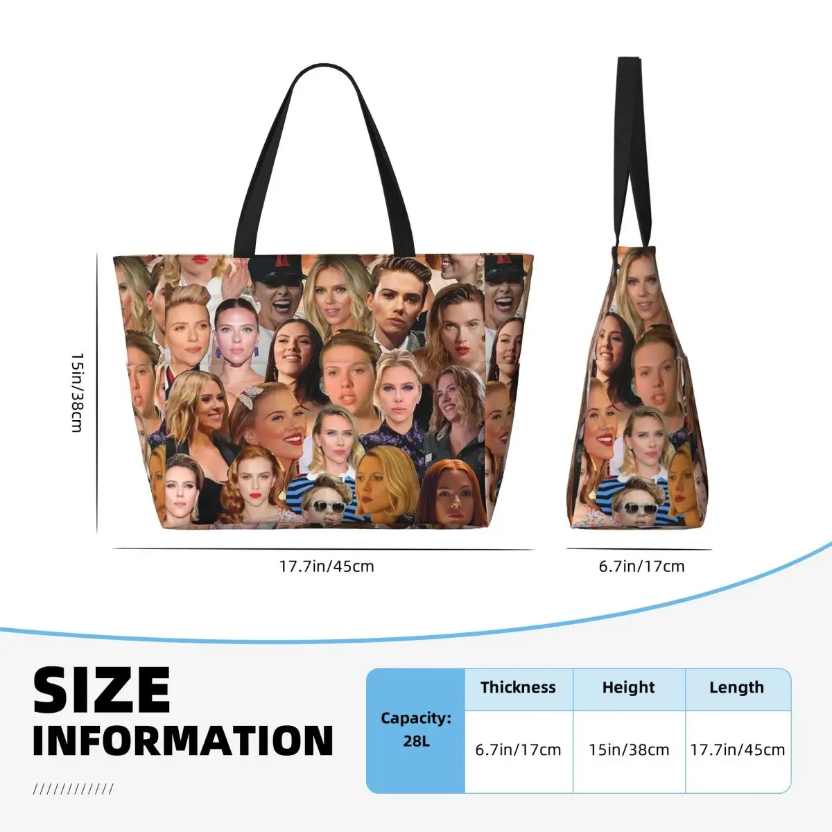 Bolso de mano con collage de f - Yoga Fitness Gym Photos reseña y precio