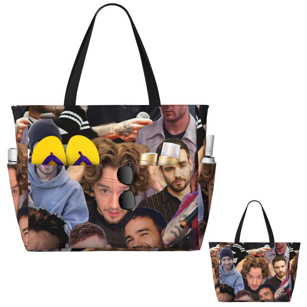 Bolso de mano con collage de f - Yoga Fitness Gym Photos reseña y precio