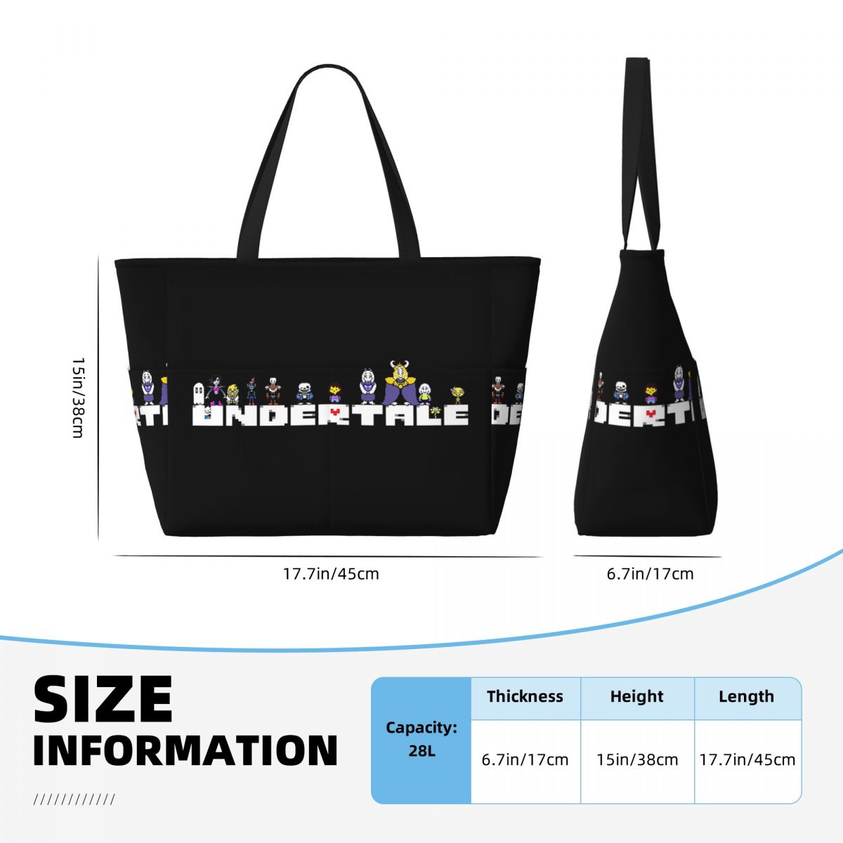 Bolsa de playa con estampado g - Yoga Fitness Videos Free reseña y precio
