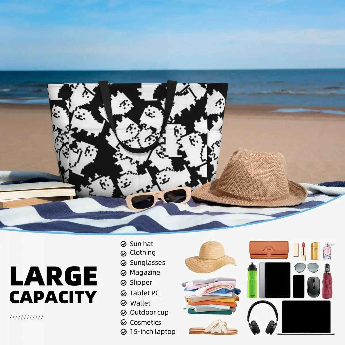 Bolsa de playa Undertale Annoy - Yoga Fitness Videos Free reseña y precio