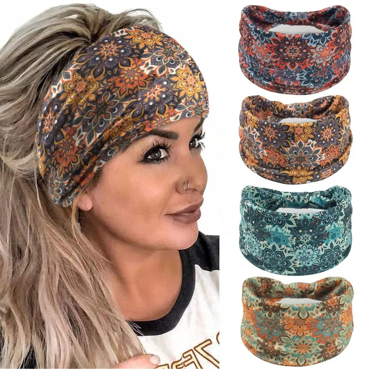 🌸 Diadema de flores con mandal - Yoga Fitness Band reseña y precio
