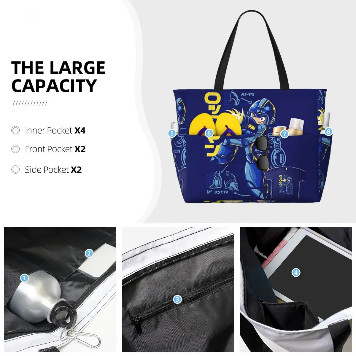 Bolso de mano Mega Man para vi - Yoga Fitness Videos Free reseña y precio